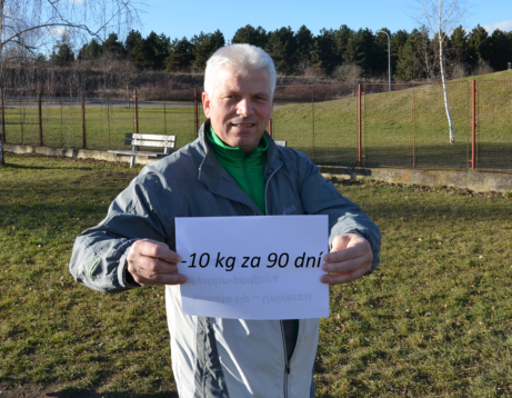 Na fotce je Mirek který zhubnul za 90 kg 10 kg