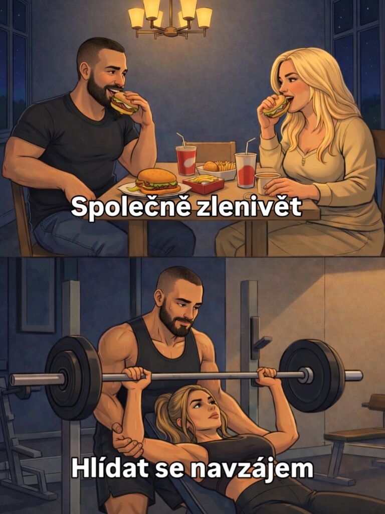 silový trénink na&nbsp;hubnutí ja a&nbsp;verunka 