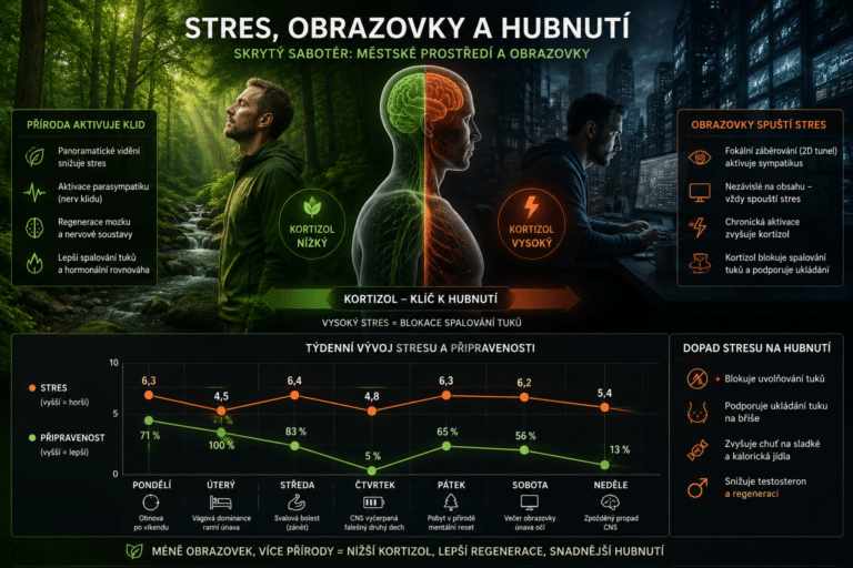 jak stres ovlivňuje hubnutí